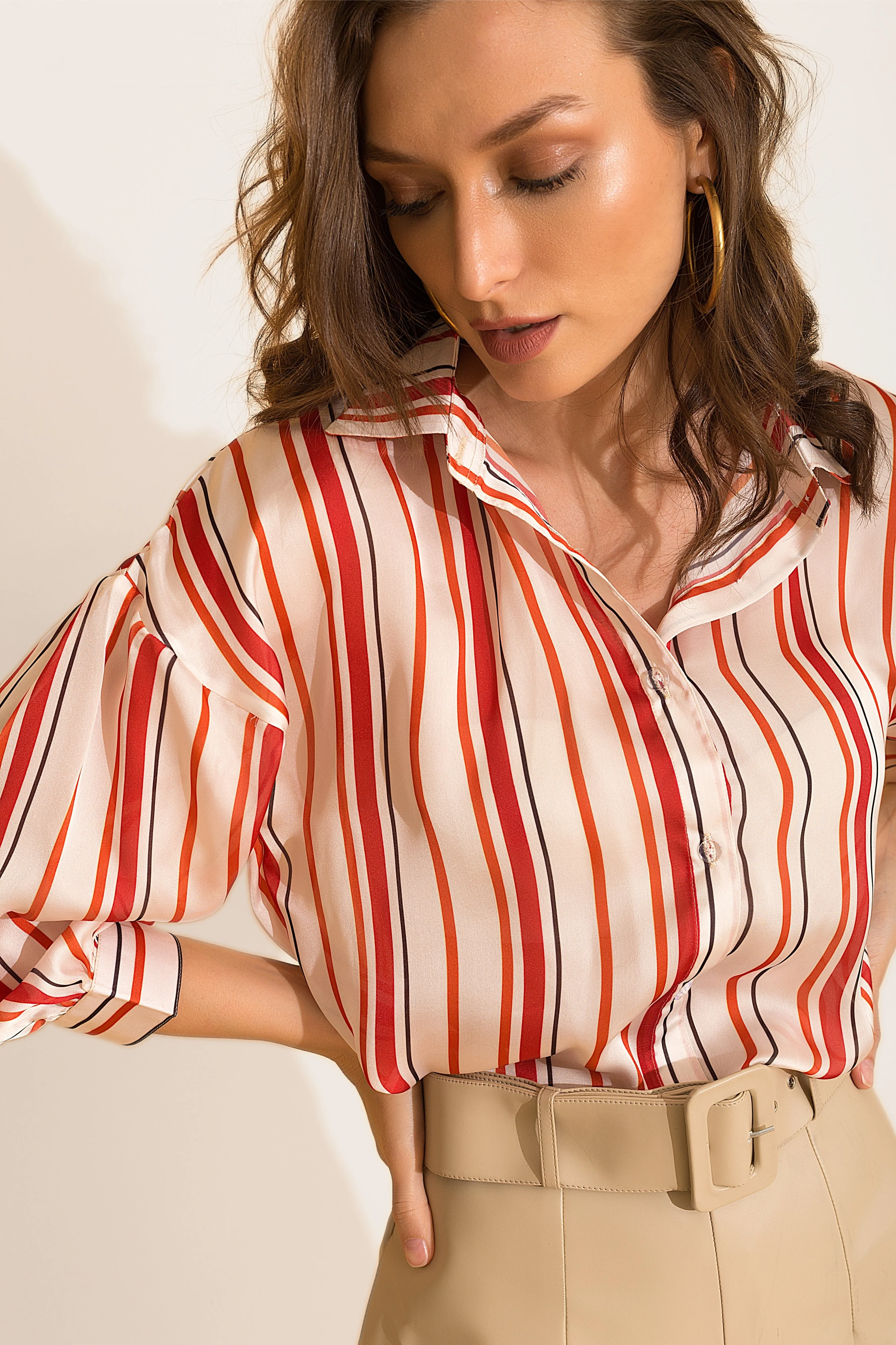 Printed Stripe Shirt