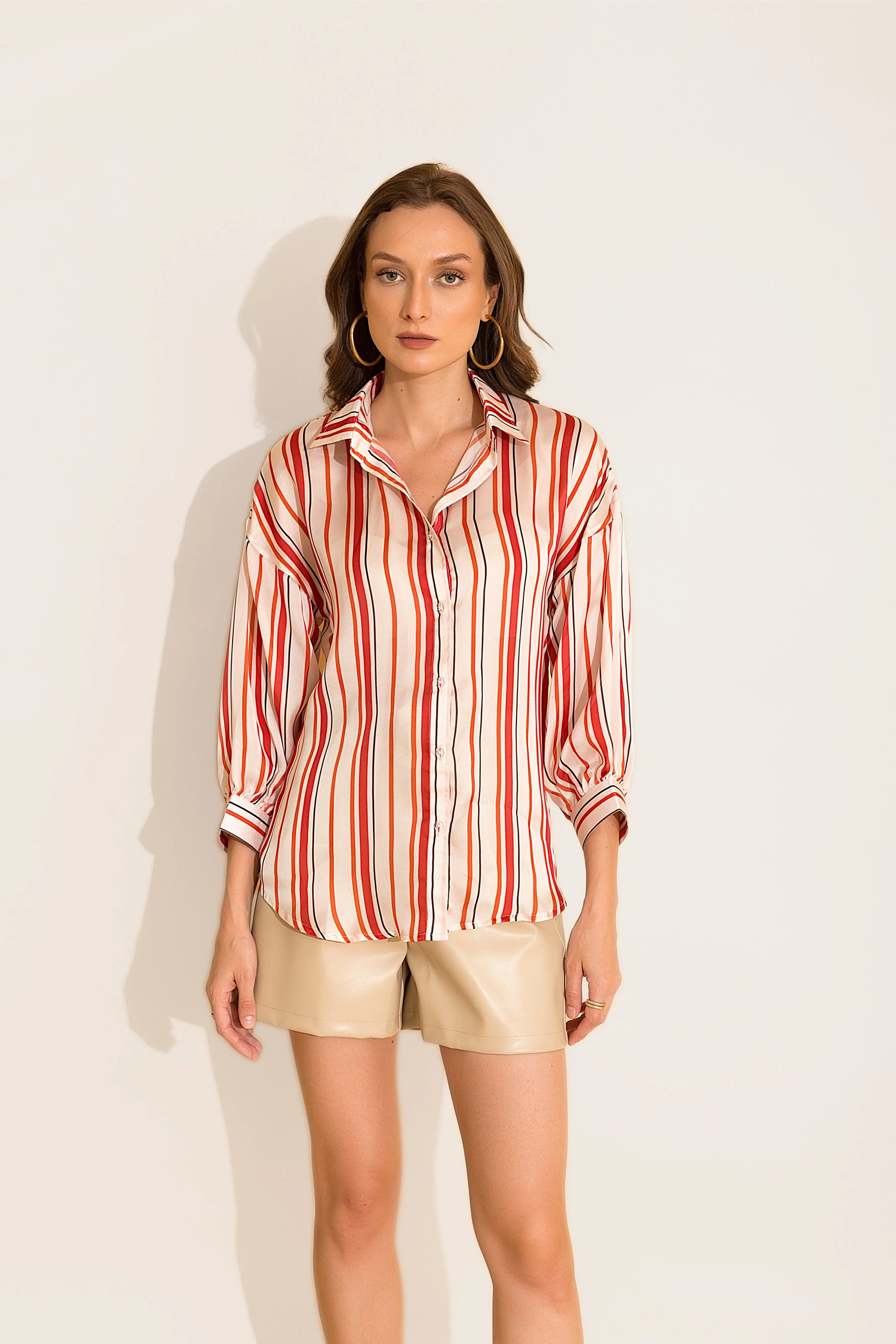 Printed Stripe Shirt