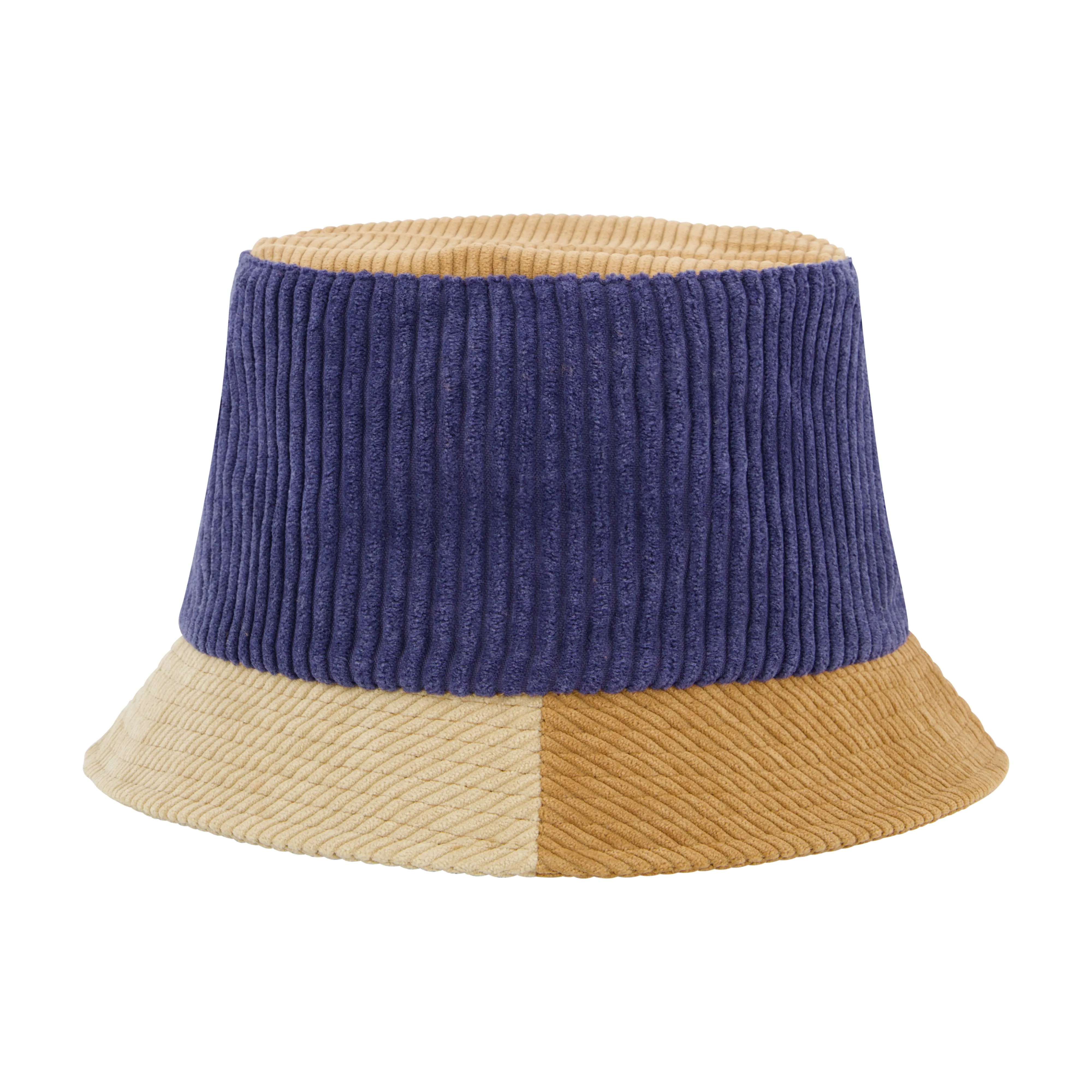 Rampage Women's Colorblock Corduroy Bucket Hat - Stylish and Trendy Headwear