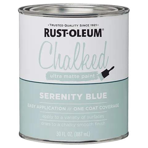 Rust-Oleum® Chalked Ultra Matte Paint Serenity Blue