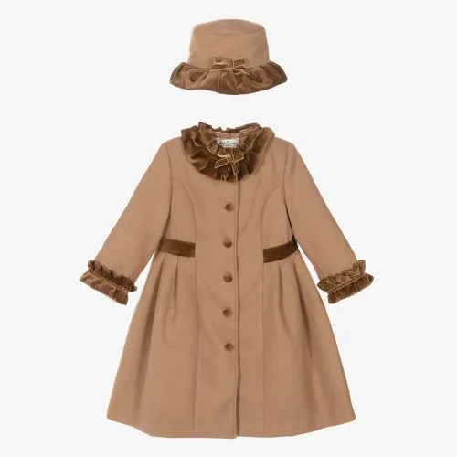 Sarah Louise - Traditional camel  coat and hat