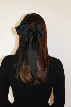 Satin Draped Hair Clip