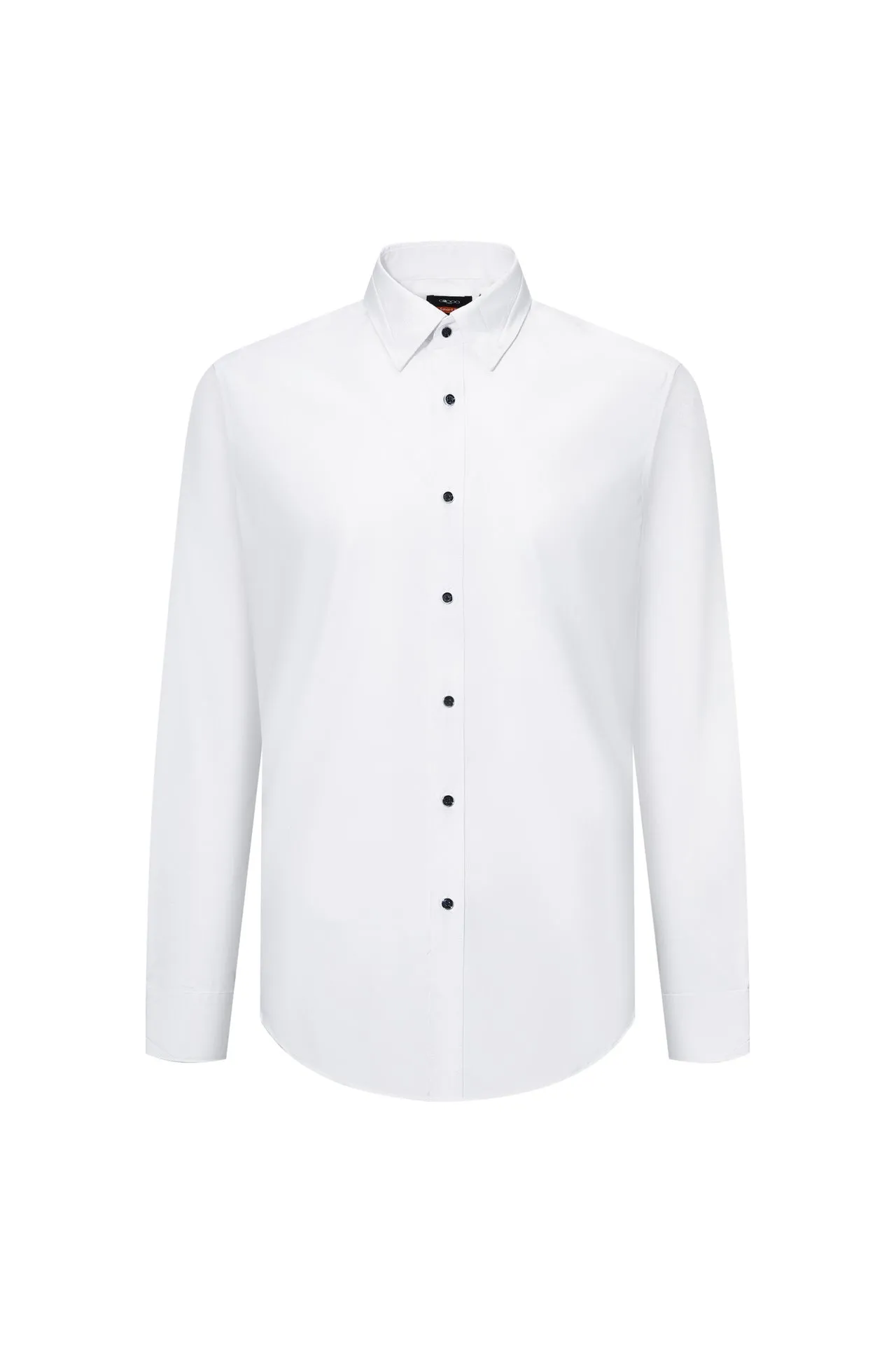 Silky Touch Stretch Shirt in Smart Fit Design Detail Collar