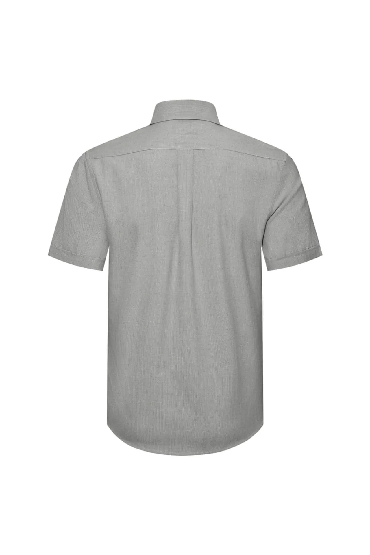 Soft Touch Smart Fit 2 Side Brush 2-Tone Short Sleeve Casual Shirt