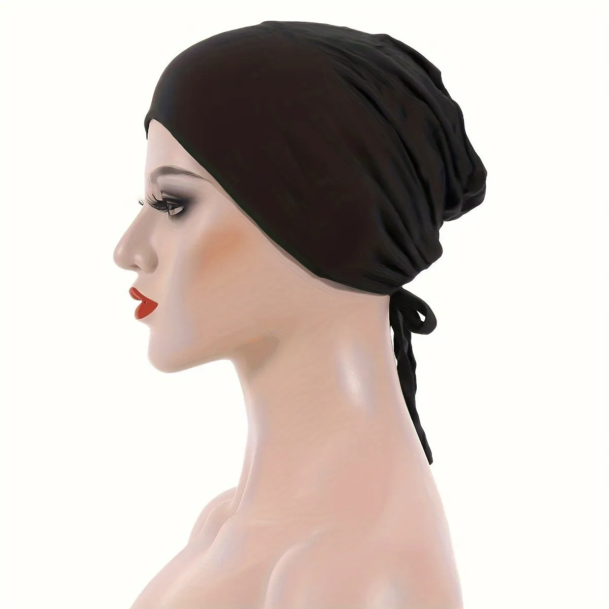 Stylish Long Hair Turban Cap Chic Headwear for Women