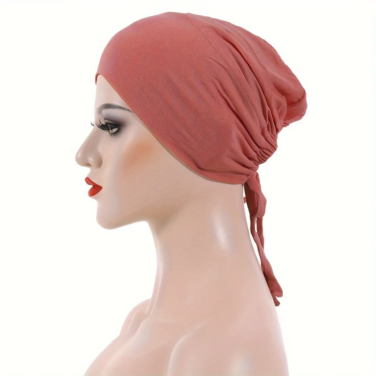 Stylish Long Hair Turban Cap Chic Headwear for Women