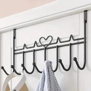 timeless over the Door Hook, over Door Coat Rack, over Door Towel Rack, Door Hooks for Clothes, Belt, Hat, Pink