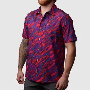 Voyager Button Up (Jungle Roja)