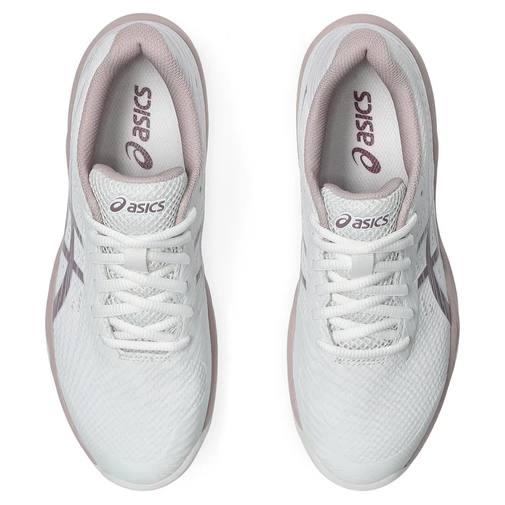 Womens Gel-Game 9 Tennis Shoes White and Dusty Mauve